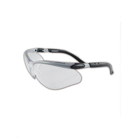 3M Reader Safety Glasses, Silver/Black Clear Lens, Anti-Fog Coating 10078371620483
